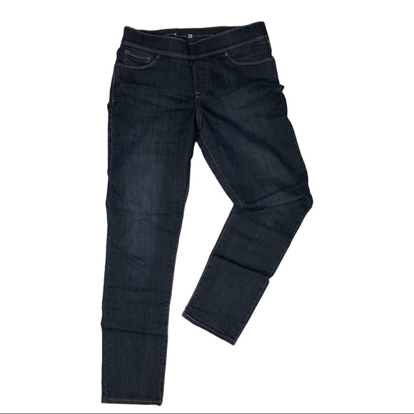 Levi's Women's Wide Waistband Stretch Denim Skinny Dark Wash Jeans 1306 - Picture 1 of 10